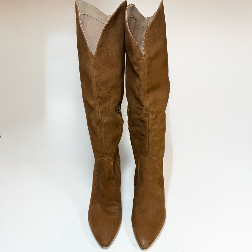 Dolce Vita Nedi Leather Knee-High Boots Women’s Size 9.5 Brown